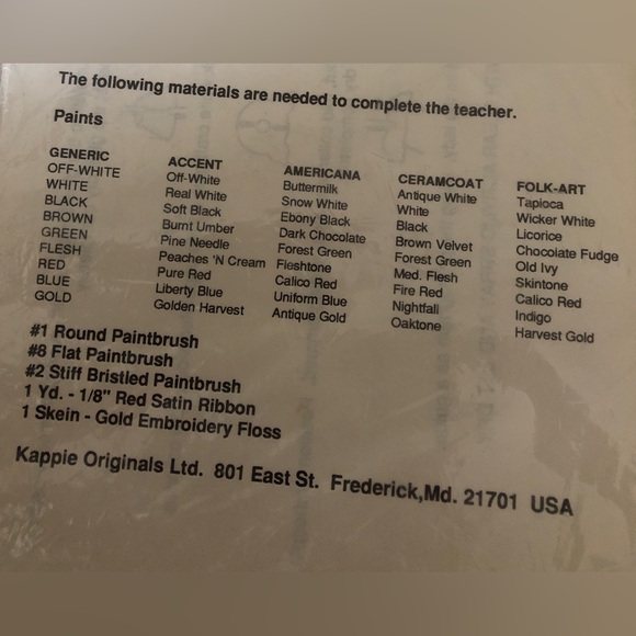 NWT Little Teacher Lady  ready to paint and decorate arts and crafts doll - Picture 13 of 16